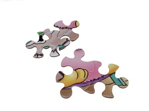 Puzzle pieces that fit together