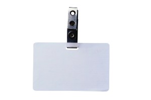 A blank identity card