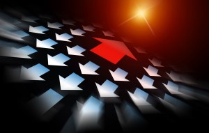 Don't Let Others Discourage You (image by ilco) one against the crowd