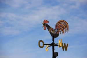 rooster weather vane